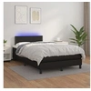 Image de Boxspring met matras en LED kunstleer zwart 120x200 cm3134153