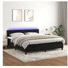 Image de Boxspring met matras en LED fluweel zwart 180x200 cm3134299