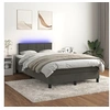 Image de Boxspring met matras en LED fluweel donkergrijs 120x200 cm3134394