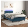 Image de Boxspring met matras en LED fluweel donkerblauw 120x200 cm3134397