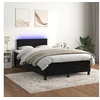 Image de Boxspring met matras en LED fluweel zwart 120x200 cm3134455