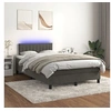 Image de Boxspring met matras en LED fluweel donkergrijs 120x200 cm3134514