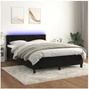 Image de Boxspring met matras en LED fluweel zwart 140x190 cm3134521