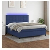 Image de Boxspring met matras en LED stof blauw 180x200 cm3134899