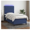 Image de Boxspring met matras en LED stof blauw 80x200 cm3135075