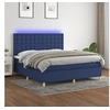 Image de Boxspring met matras en LED stof blauw 180x200 cm3135779