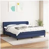 Image de Boxspring met matras stof blauw 180x200 cm3126107