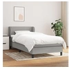 Image de Boxspring met matras stof lichtgrijs 80x200 cm3126117