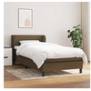 Image de Boxspring met matras stof donkerbruin 100x200 cm3126144