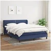 Image de Boxspring met matras stof blauw 140x190 cm3126163