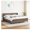 Image de Boxspring met matras stof taupe 180x200 cm3126185