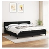 Image de Boxspring met matras stof zwart 200x200 cm3126191