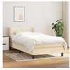 Image de Boxspring met matras stof cràmekleurig 80x200 cm3126202
