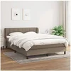 Image de Boxspring met matras stof taupe 140x190 cm3126241