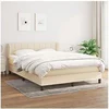Image de Boxspring met matras stof cràmekleurig 140x200 cm3126250