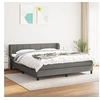 Image de Boxspring met matras stof donkergrijs 180x200 cm3126262