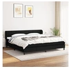 Image de Boxspring met matras stof zwart 200x200 cm3126271