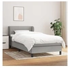 Image de Boxspring met matras stof lichtgrijs 80x200 cm3126277