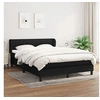 Image de Boxspring met matras stof zwart 140x190 cm3126399