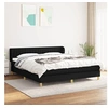 Image de Boxspring met matras stof zwart 180x200 cm3126423
