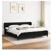 Image de Boxspring met matras stof zwart 200x200 cm3126431
