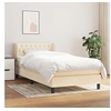 Image de Boxspring met matras stof cràmekleurig 90x190 cm3126450