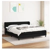 Image de Boxspring met matras stof zwart 180x200 cm3126503