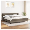 Image de Boxspring met matras stof taupe 200x200 cm3126513