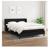 Image de Boxspring met matras stof zwart 140x200 cm3126567