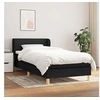 Image de Boxspring met matras stof zwart 90x190 cm3126607