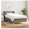 Image de Boxspring met matras stof taupe 90x200 cm3126697