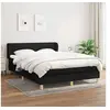 Image de Boxspring met matras stof zwart 140x190 cm3126879