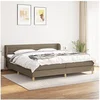Image de Boxspring met matras stof taupe 200x200 cm3126913