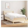 Image de Boxspring met matras stof cràmekleurig 100x200 cm3127026