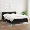 Image de Boxspring met matras stof zwart 140x200 cm3127047