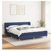 Image de Boxspring met matras stof blauw 160x200 cm3127059