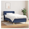 Image de Boxspring met matras stof blauw 90x190 cm3127091