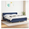 Image de Boxspring met matras stof blauw 180x200 cm 3127147