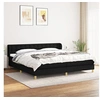 Image de Boxspring met matras stof zwart 200x200 cm3127151