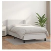 Image de Boxspring met matras kunstleer wit 90x190 cm3127164