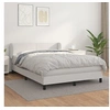 Image de Boxspring met matras kunstleer wit 140x190 cm3127188
