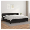 Image de Boxspring met matras kunstleer zwart 200x200 cm3127211