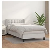 Image de Boxspring met matras kunstleer wit 80x200 cm3127278