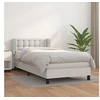 Image de Boxspring met matras kunstleer wit 90x200 cm3127290