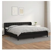 Image de Boxspring met matras kunstleer zwart 200x200 cm3127331