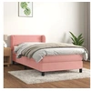 Image de Boxspring met matras fluweel roze 100x200 cm3127420