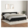 Image de Boxspring met matras fluweel zwart 200x200 cm3127453