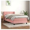 Image de Boxspring met matras fluweel roze 90x200 cm3127474