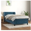 Image de Boxspring met matras fluweel donkerblauw 80x200 cm3127521