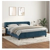 Image de Boxspring met matras fluweel donkerblauw 160x200 cm3127563